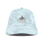 Vancouver Canucks Levelwear Clash Slate & Snow Meshback Flex Hat Camo