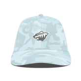 Minnesota Wild Levelwear Clash Slate & Snow Meshback Flex Hat Camo