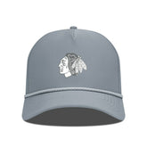 Chicago Blackhawks Levelwear Gordon Slate & Snow Rope Adjustable Hat Gray
