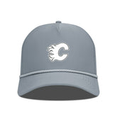 Calgary Flames Levelwear Gordon Slate & Snow Rope Adjustable Hat Gray