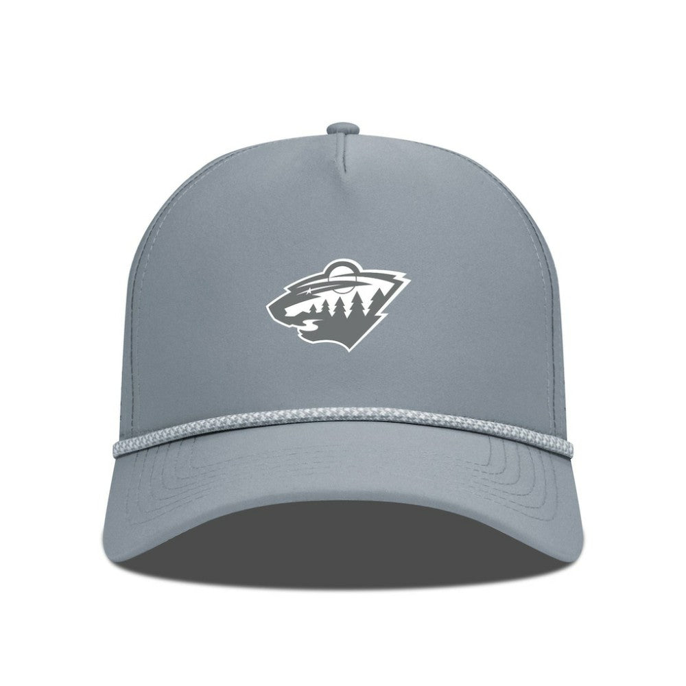 Minnesota Wild Levelwear Gordon Slate & Snow Rope Adjustable Hat Gray