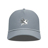 San Jose Sharks Levelwear Gordon Slate & Snow Rope Adjustable Hat Gray