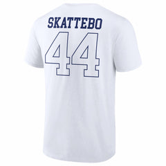 Cam Skattebo New York Giants Tonal Player Name & Number T-Shirt - White sale
