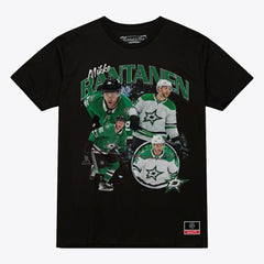 Mikko Rantanen Dallas Stars Mitchell & Ness Player Collage T-Shirt Black