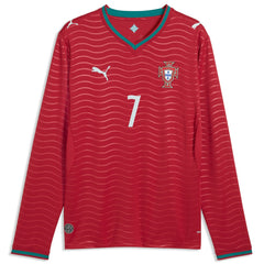 Cristiano Ronaldo Portugal National Team 2026 Home Replica Long Sleeve Jersey - Red | Puma shop