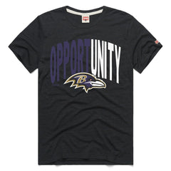 Baltimore Ravens Homage Unisex 2025 Inspire Change Opportunity Tri-Blend T-Shirt - Charcoal for sale