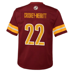 Jacory Croskey-Merritt Washington Commanders Youth Team Game Jersey - Burgundy | Nike online