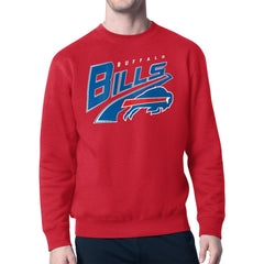 Buffalo Bills Starter Modern Tailsweep Fleece Sweatshirt - Red on sale