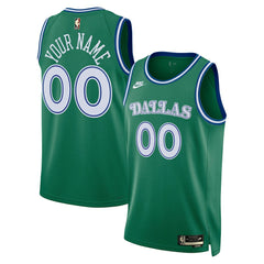 Dallas Mavericks Unisex Swingman Custom Jersey sale - Classic Editi- Green | Nike online