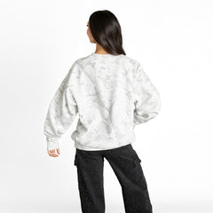 Tampa Bay Buccaneers Gameday Couture Women's Whiteout Oversized Premium Fleece Sweatshirt - Arctic Camo outlet