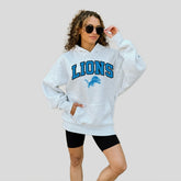 Detroit Lions Gameday Couture Women's Fan Edition Premium Weight Hoodie - Ash outlet