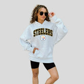 Pittsburgh Steelers Gameday Couture Women's Fan Edition Premium Weight Hoodie - Ash cheap