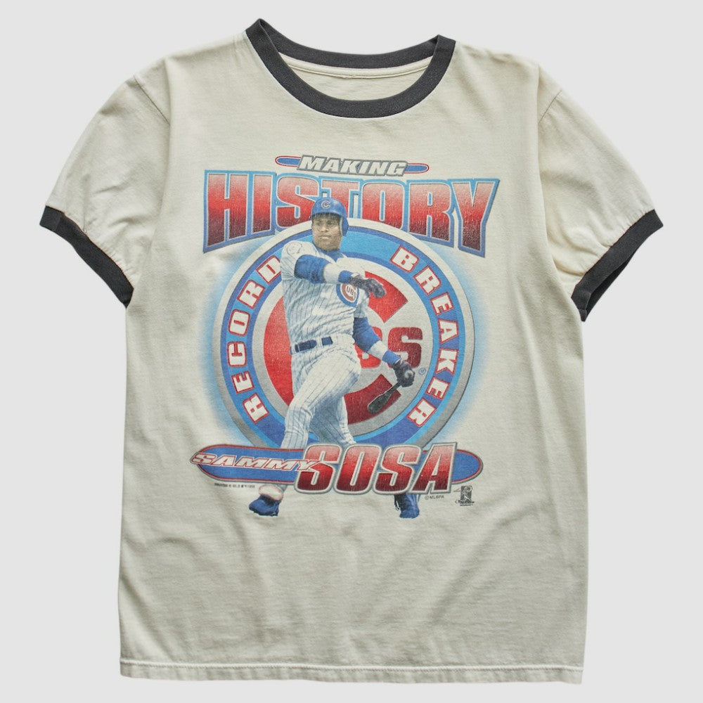 Chicago Cubs Starter 1996 T-Shirt - White Vintage