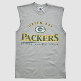 Green Bay Packers Logo Athletic 2000s Tank - Heather Gray Vintage on sale