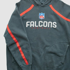 Atlanta Falcons Reebok 2000s Pullover Sweatshirt - Charcoal Vintage on sale