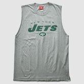 New York Jets NFL 2000s Tank - Heather Gray Vintage discount