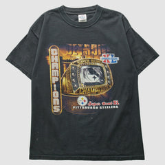 Pittsburgh Steelers 2006 T-Shirt - Black Vintage discount