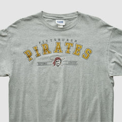 Pittsburgh Pirates 2000s T-Shirt - Heather Gray Vintage