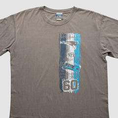 New England Patriots 2000s T-Shirt - Gray Vintage cheap