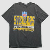 Pittsburgh Steelers Russell 1995 Pullover T-Shirt - Black Vintage sale