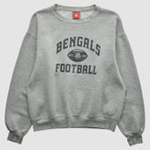 Cincinnati Bengals NFL 2000s Pullover Sweatshirt - Heather Gray Vintage on sale