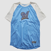 Milwaukee Brewers 2000s T-Shirt - Light Blue Vintage