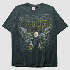 Pittsburgh Steelers NFL 2010s T-Shirt - Charcoal Vintage online