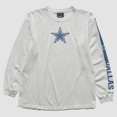 Dallas Cowboys Reebok 2010s Long Sleeve T-Shirt - White Vintage online