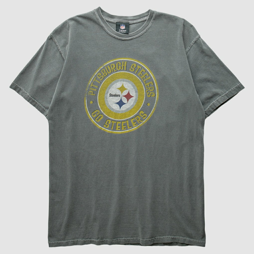 Pittsburgh Steelers NFL 2010s T-Shirt - Charcoal Vintage cheap