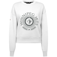 Winnipeg Jets Levelwear Women's Slate & Snow Sponge Tri-Blend Sweatshirt White