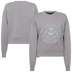 Florida Panthers Levelwear Women's Slate & Snow Sponge Tri-Blend Sweatshirt Gray