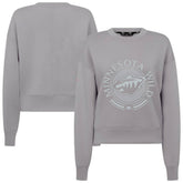 Minnesota Wild Levelwear Women's Slate & Snow Sponge Tri-Blend Sweatshirt Gray