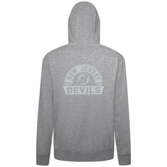 New Jersey Devils Levelwear Podium Chenille Logo Full-Zip Hoodie Gray