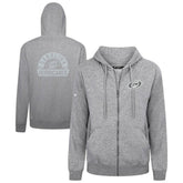Carolina Hurricanes Levelwear Podium Chenille Logo Full-Zip Hoodie Gray