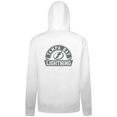 Tampa Bay Lightning Levelwear Podium Chenille Logo Full-Zip Hoodie White