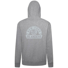 New York Islanders Levelwear Podium Chenille Logo Full-Zip Hoodie Gray