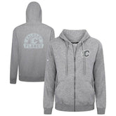 Calgary Flames Levelwear Podium Banner Arch Full-Zip Hoodie Gray