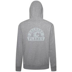 Calgary Flames Levelwear Podium Banner Arch Full-Zip Hoodie Gray