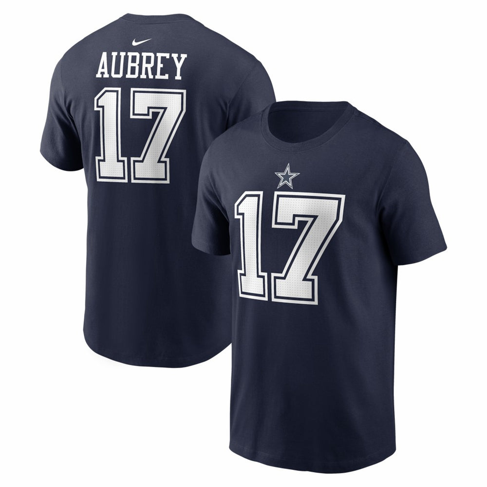 Brandon Aubrey Dallas Cowboys Name & Number T-Shirt - Navy | Nike on sale