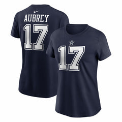 Brandon Aubrey Dallas Cowboys Women's Player Name & Number T-Shirt - Navy | Nike discount