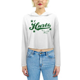 Jalen Hurts Philadelphia Eagles Majestic Threads Women's Glitter Wordmark Hoodie - White sale