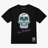 Arizona Diamondbacks Women's Sugar Skull Boxy T-Shirt - Black | Mitchell & Ness