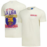 Barcelona Peace Collective Unisex Champion T-Shirt - Cream cheap
