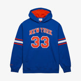 Patrick Ewing New York Knicks Name & Number Hoodie - Blue | Mitchell & Ness outlet