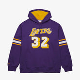 Magic Johnson Los Angeles Lakers Name & Number Hoodie - Purple | Mitchell & Ness on sale