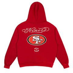 San Francisco 49ers Born x Raised Unisex Fine Line Hoodie - Scarlet discount