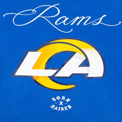 Los Angeles Rams Born x Raised Unisex Fine Line Hoodie - Royal sale