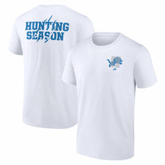 Detroit Lions Hunting Season T-Shirt - White on sale