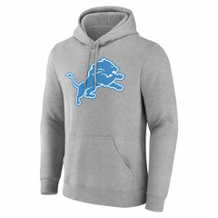 Detroit Lions Team Authentic Personalized Name & Number Hoodie - Gray for sale