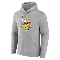 Minnesota Vikings Team Authentic Personalized Name & Number Hoodie - Gray discount